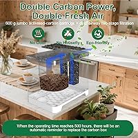Vista 3 de 3L Compostador Eléctrico para Cocina, Contenedor de Compostaje de Encimera, Modelo Inteligente de Un Toque, Manejo de Residuos de Cocina, con Triple
