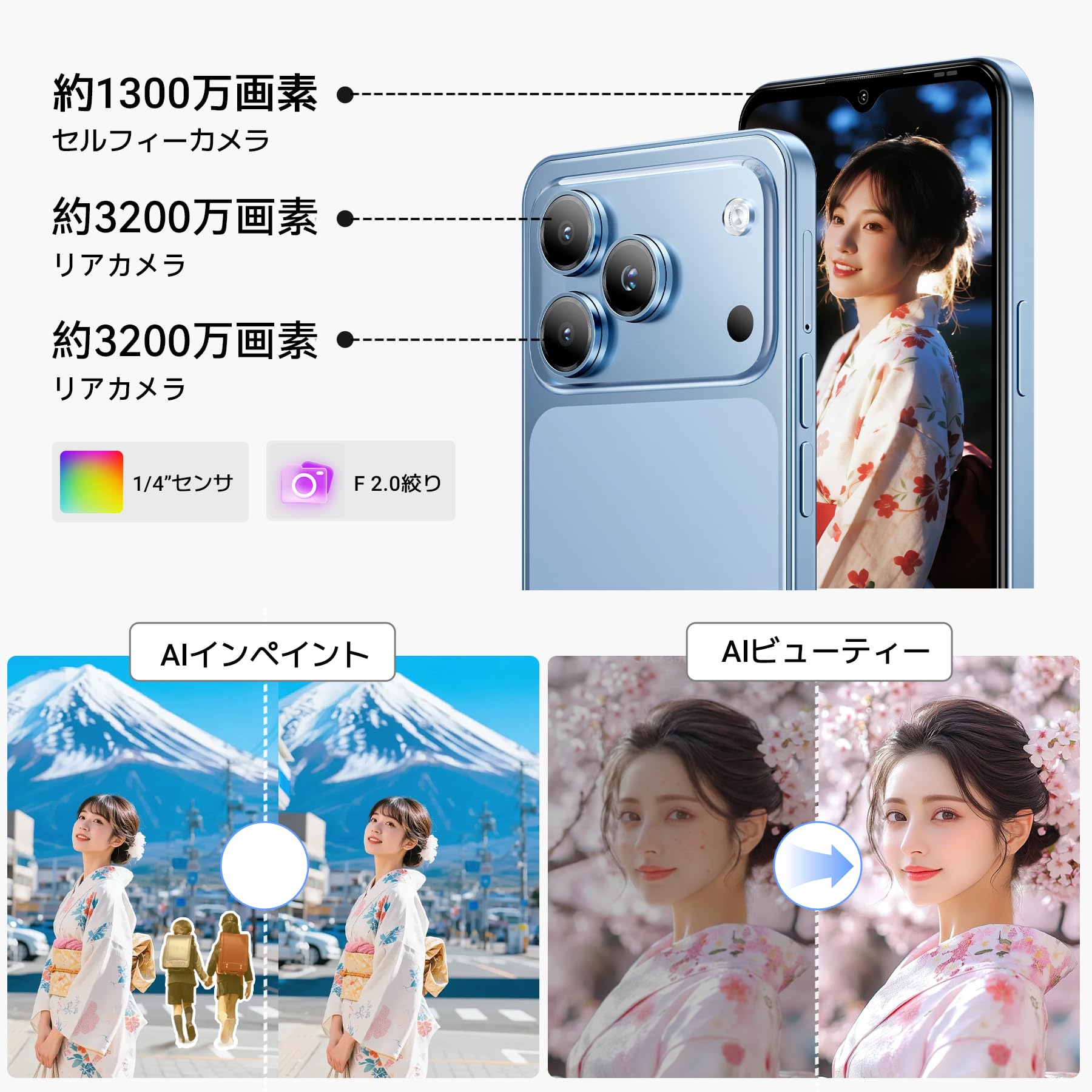 Amazon | 【SIMフリー＆技適認証済】Blackview Wave7C SIMフリー