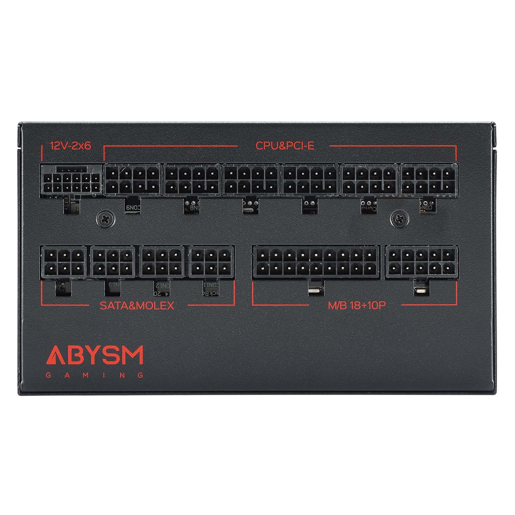 ABYSM Gaming Alimentatore MORPHEO GX5 1300 W ATX 3.1, Cybenetics Platinum, 80 Plus Gold, Full Modular, PCIe 5.1 16‑Pin. Ideale per PC Gaming di fascia alta (RTX 4090 / RX 7900)