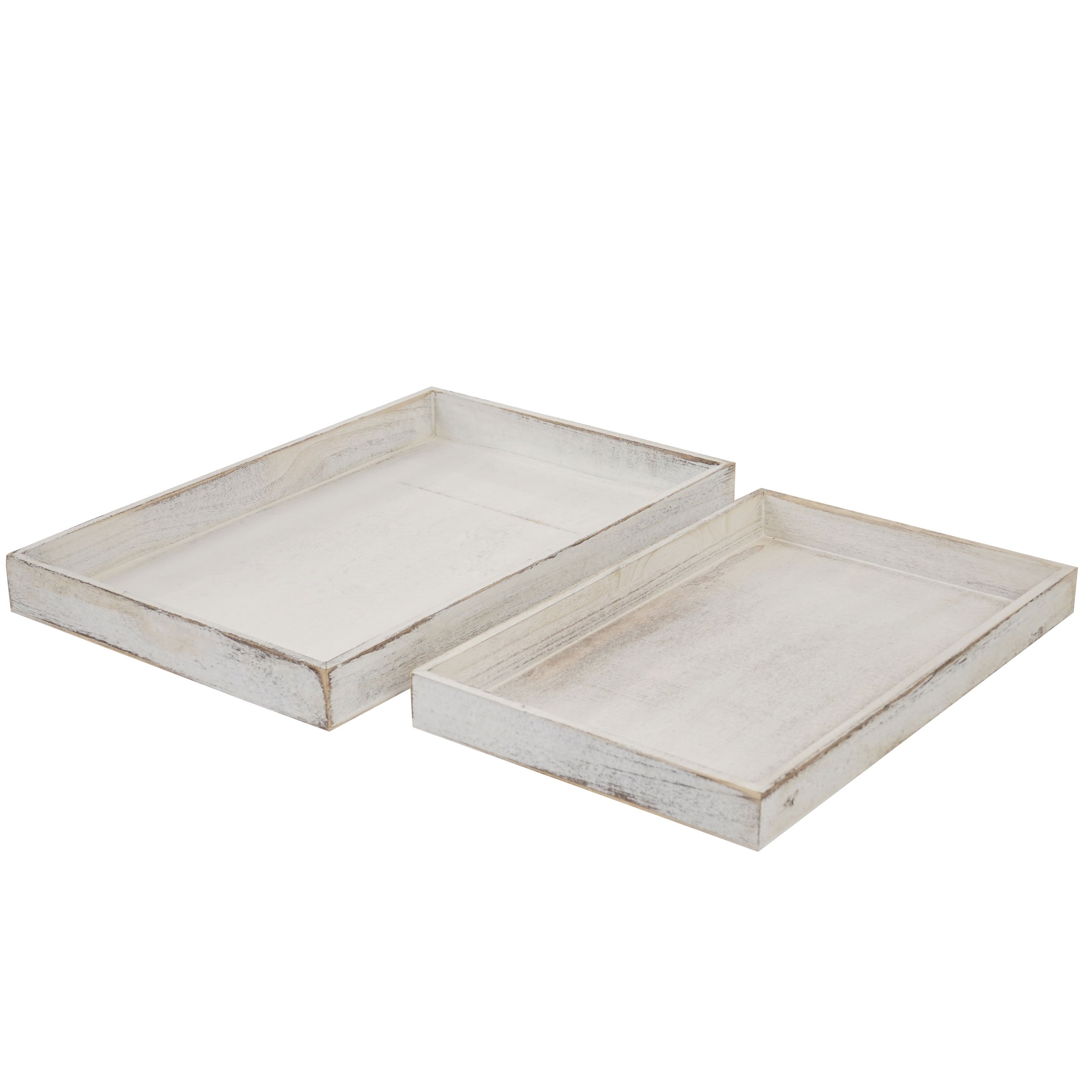 Mendler Juego de 2 cuencos T285, color blanco