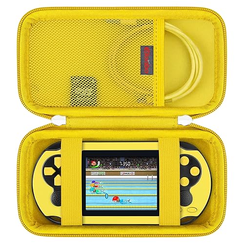 Elonbo Carrying Case Compatible with TaddToy 16 Bit Handheld Game Console for Kids Adults, Classic Retro Video Games Travel Storage Cover Bag,
