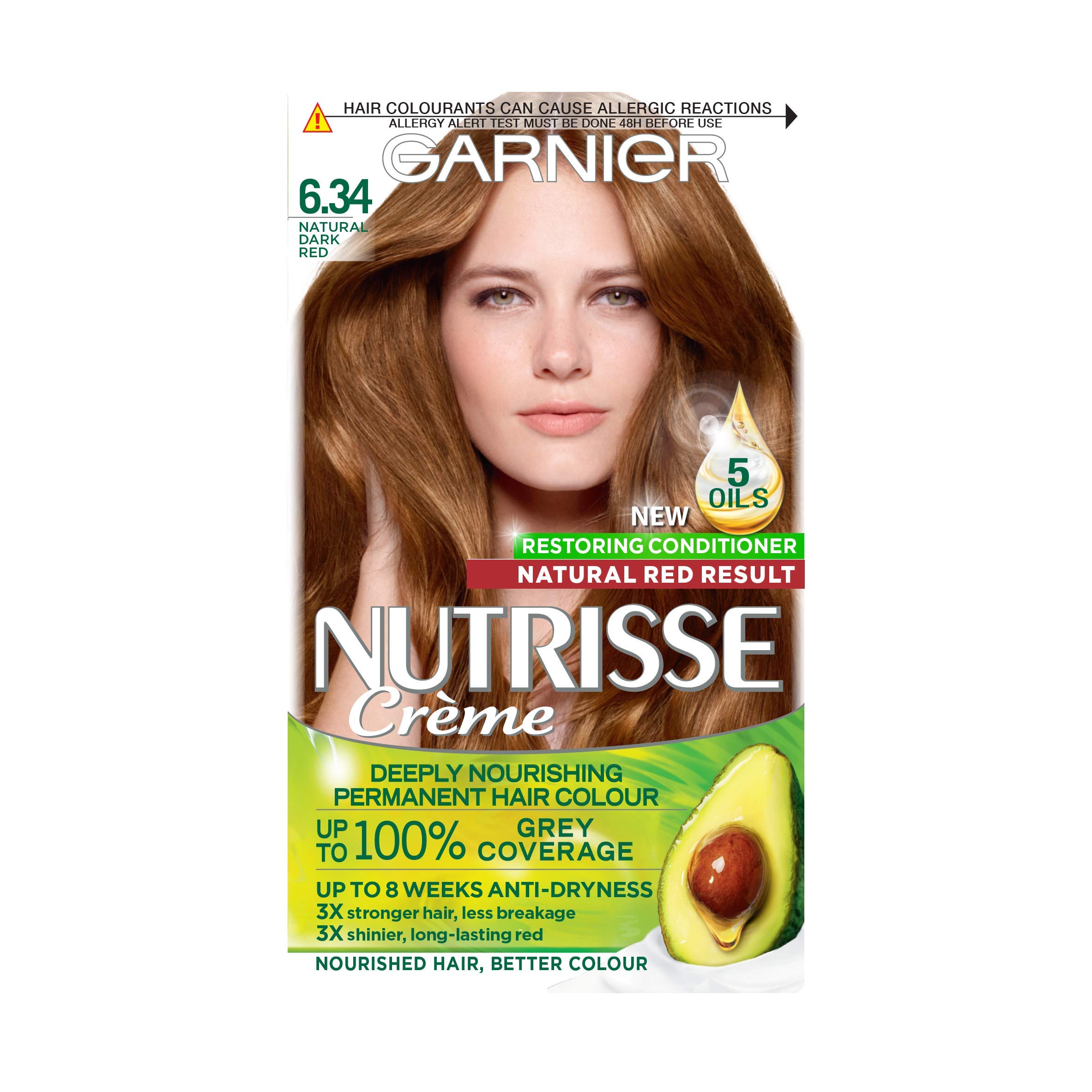 Buy Garnier sse Permanent Hair Dye, Naturallooking, hair colour result, For All Hair Types, 6.