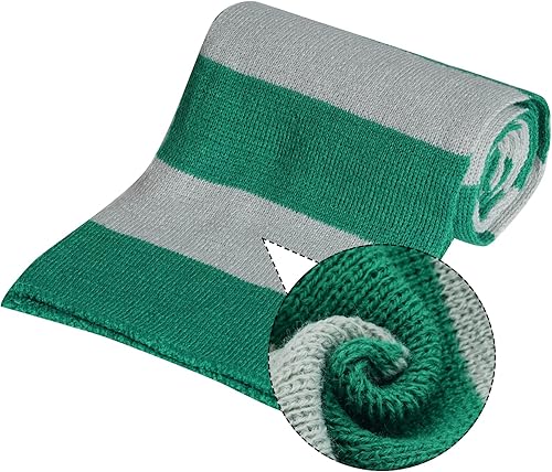 Miniatura 4 de Gafas de mago y bufanda de punto a rayas, accesorios de disfraces de cosplay para Halloween, fiesta temática de cumpleaños