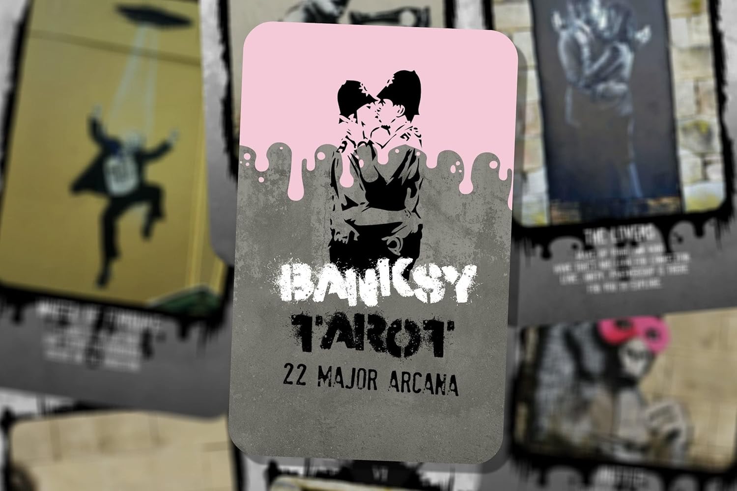 Ibiza Tarot Banksy Tarot - Major Arcana Cards | Fortune Telling Oracle Cards Deck for Beginners | Authentic Tarot Experience - Set of 22 Cards