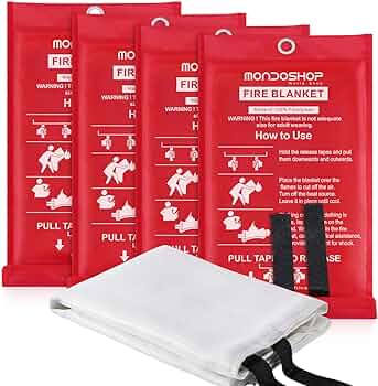 Mondoshop Fire Blankets Emergency For Kitchen Home - Boating - View #8