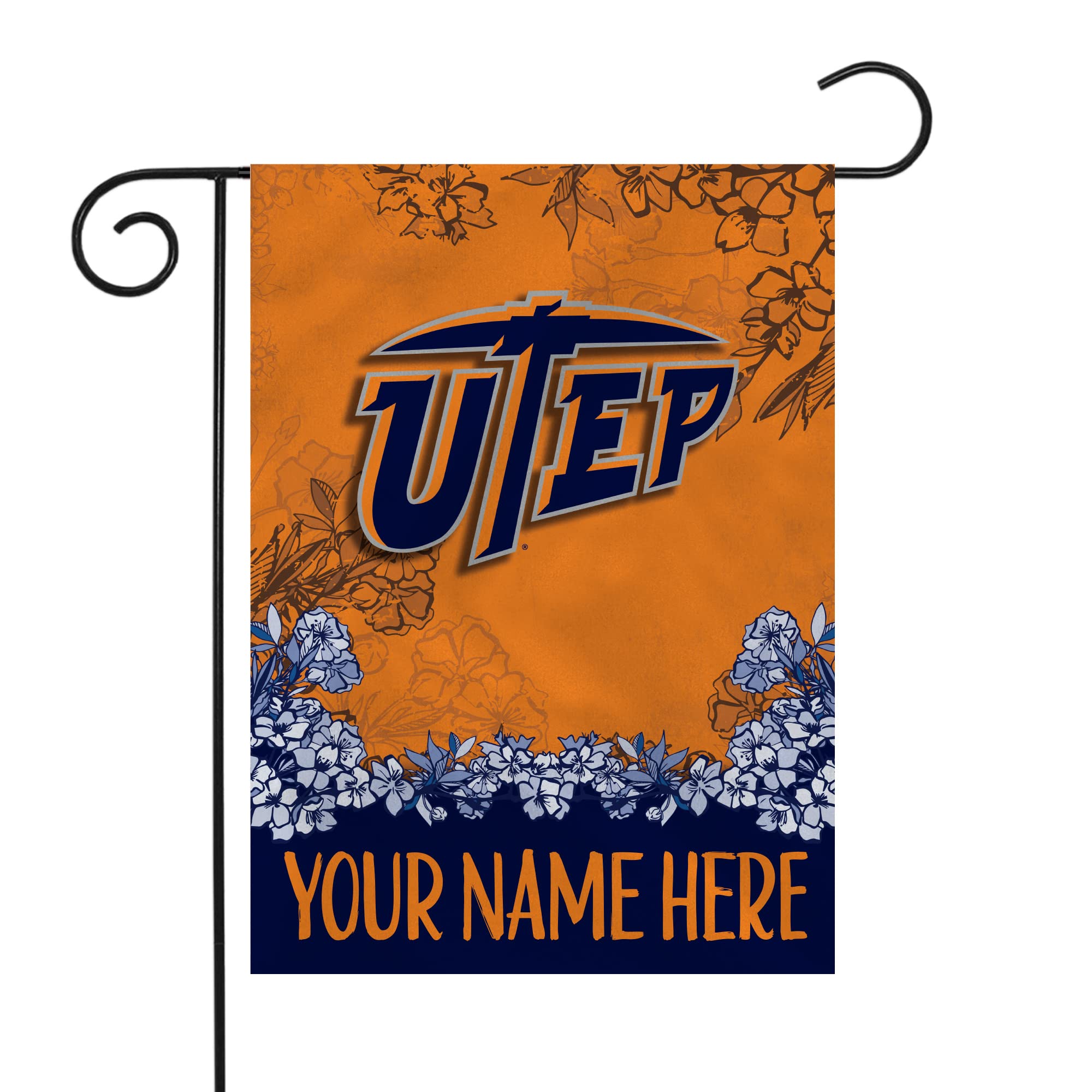 Rico Industries NCAA Standard/Primary Personalized Garden Flag