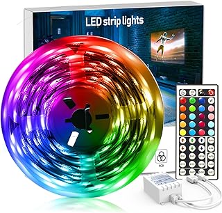 DAYBETTER Led Strip Lights 32.8 ft RGB Color Changing Lights Strip for B...
