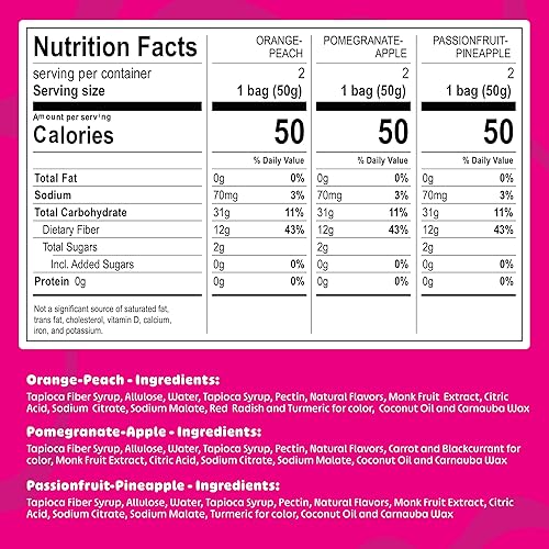 Miniatura 2 de Blobs Gummy Candy - Low Sugar Healthy Gummies - Low Net Carb & Low Calorie - No Sugar Alcohols, Vegan, Gluten Free - Variety Snack Pack for Kids &