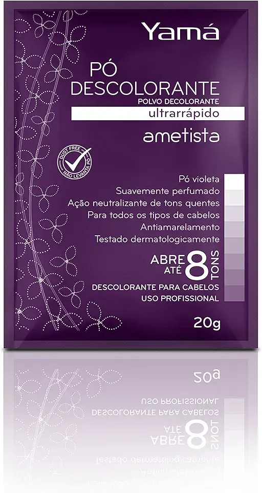 YAMA Pó Descolorante Ametista Yama Roxo