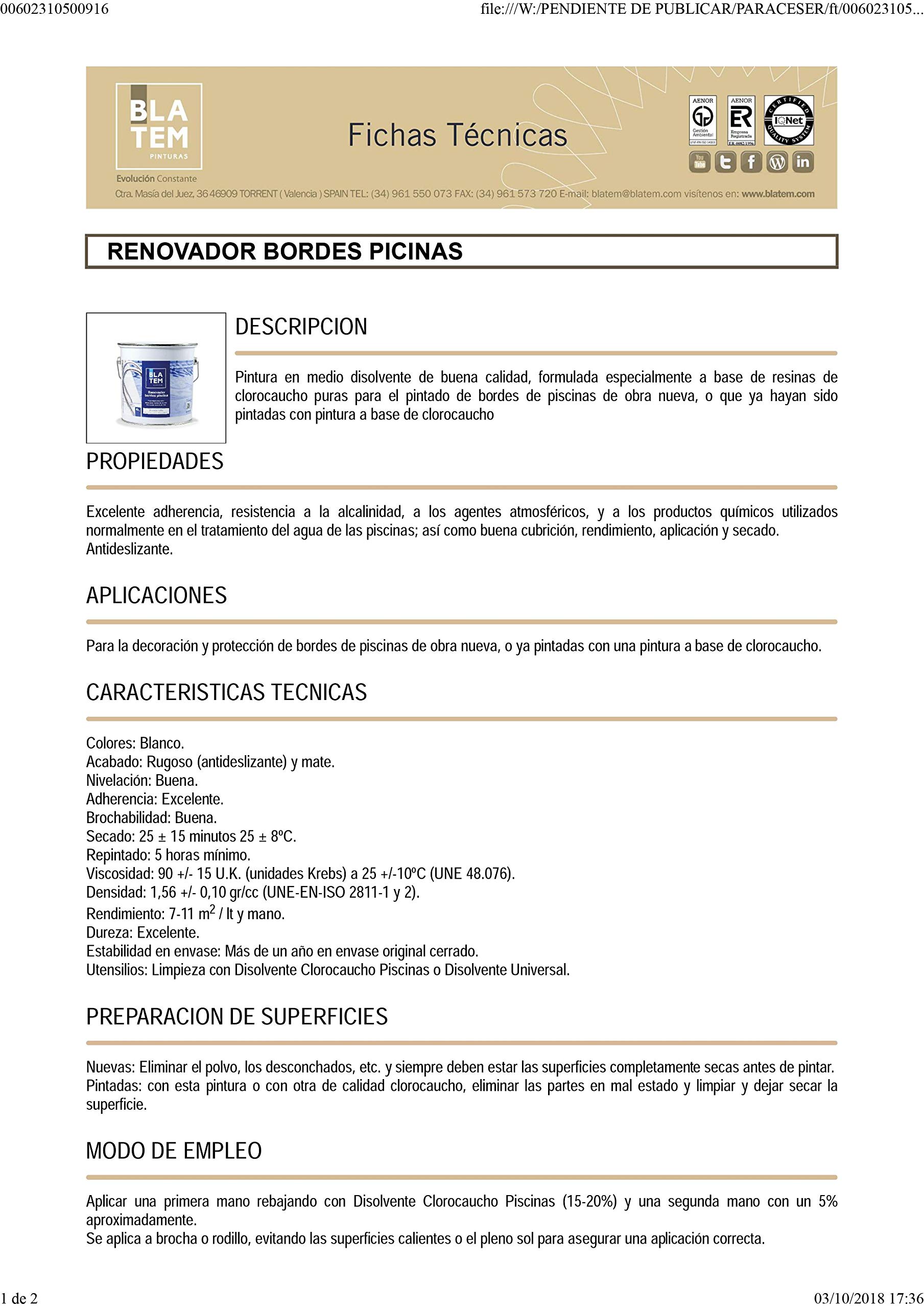 RENOVADOR Bordes Piscina 4LT