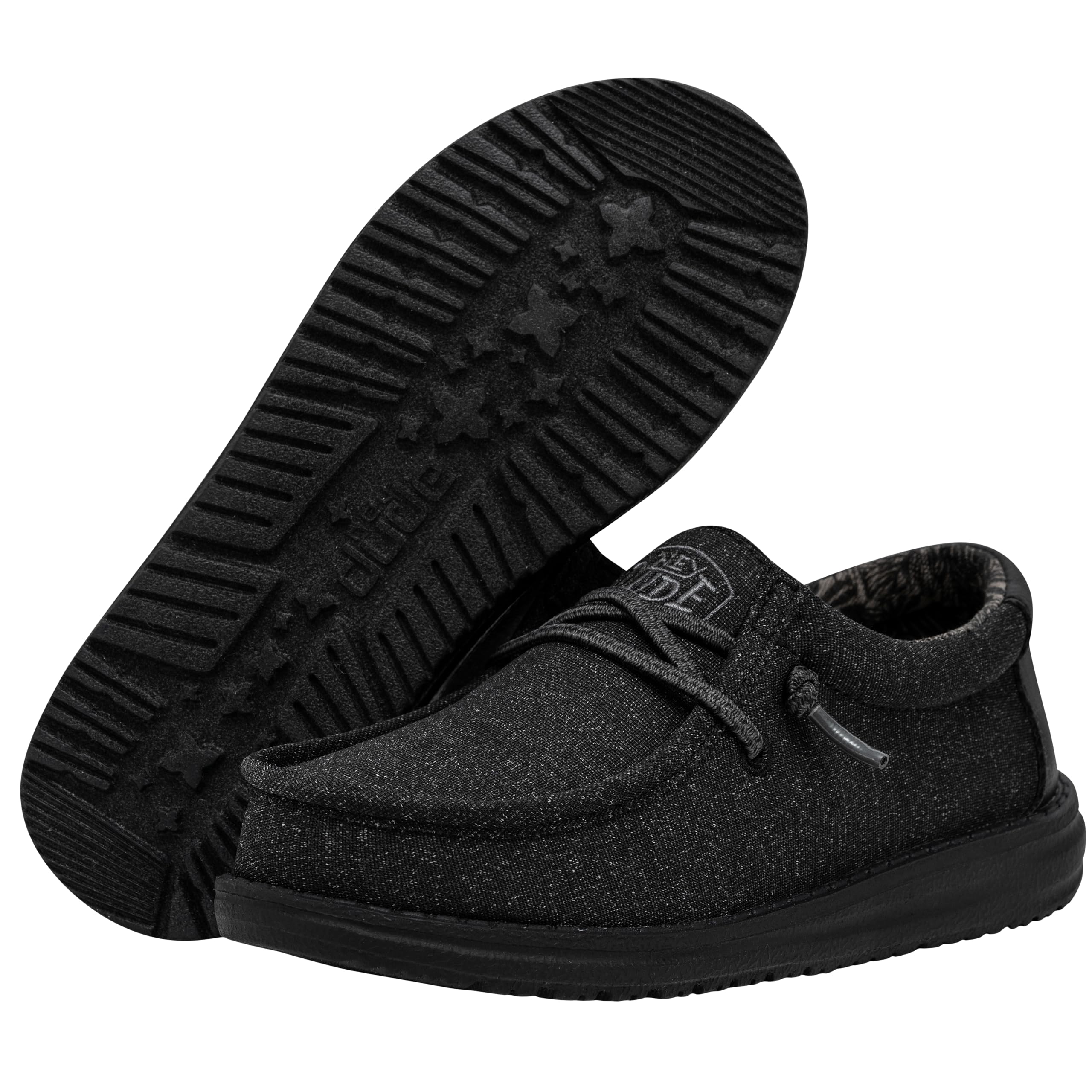 HEYDUDE Garçon Wally Youth Basic MOC Toe Shoes