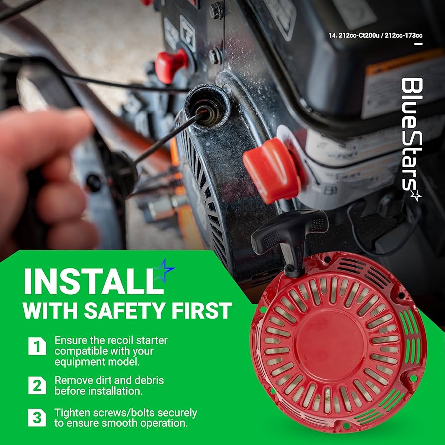 Amazon.com: BlueStars 212CC Pull Start Recoil Starter