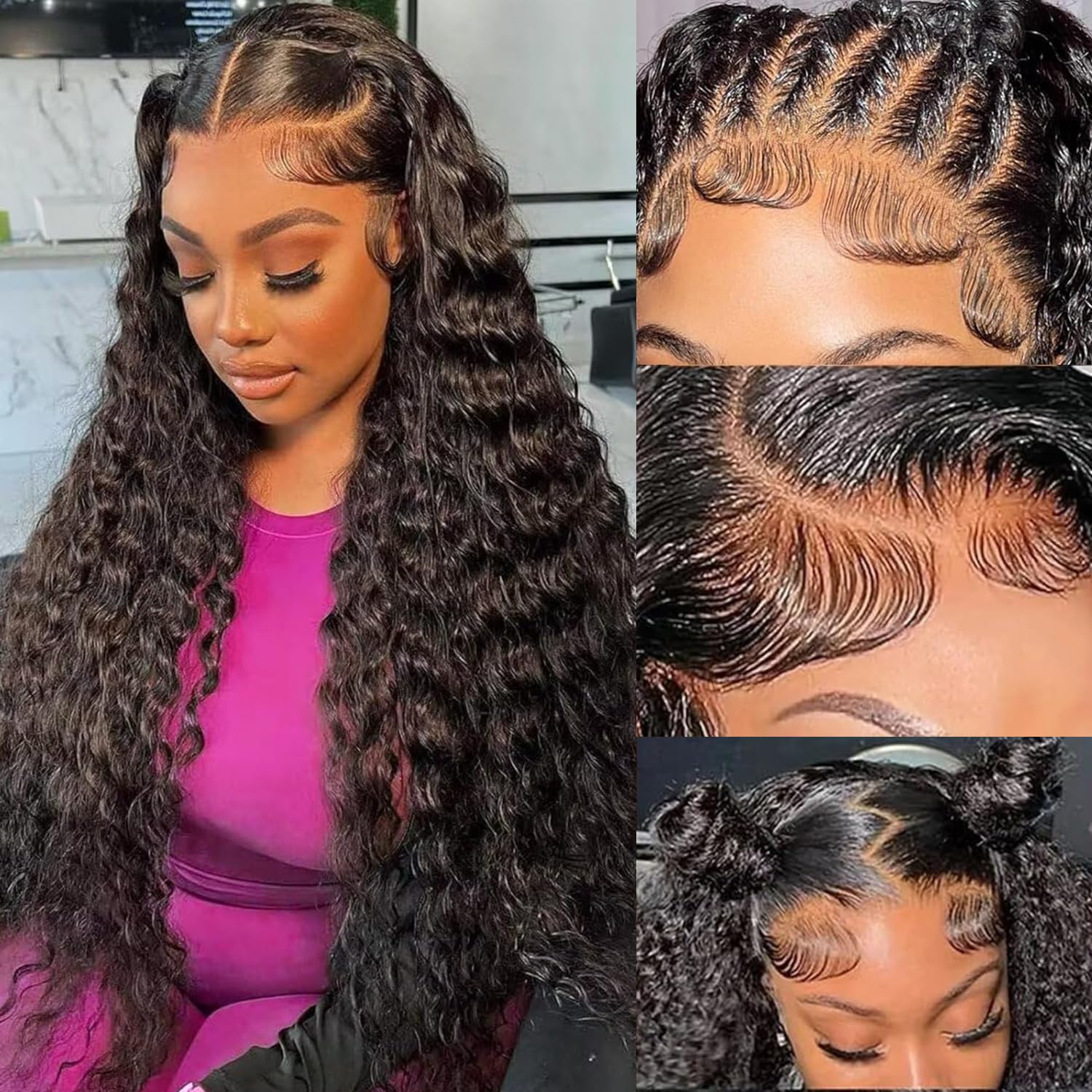 Amazon.com: Brazilian Virgin 24 Inch 5x5 HD Lace Closure 