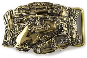 Exquisite Catfish Belt Buckle: A Unique Accessory for Fishing Enthusiasts