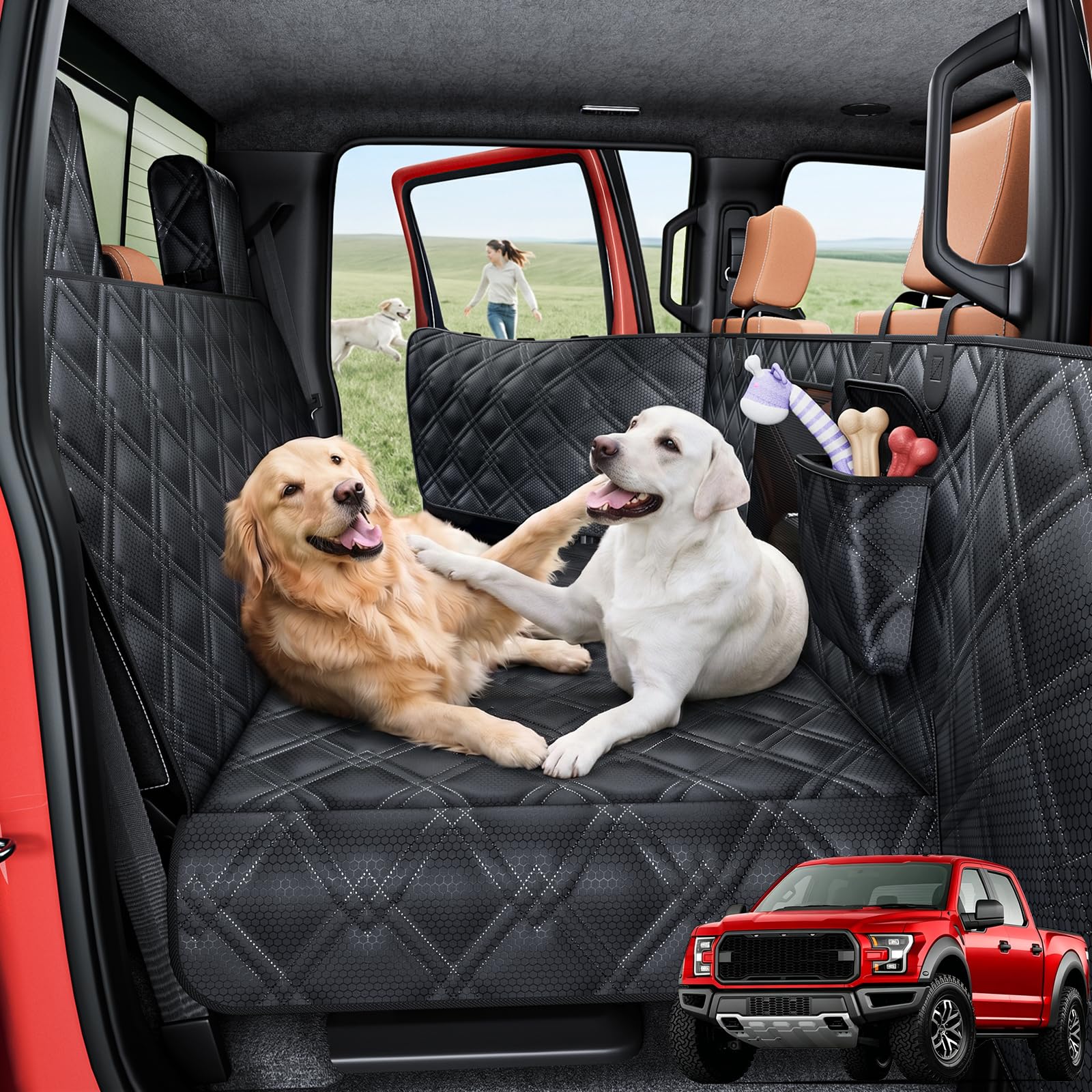 Amazon.com: Surfcabin Truck Back Seat Extender for Dogs
