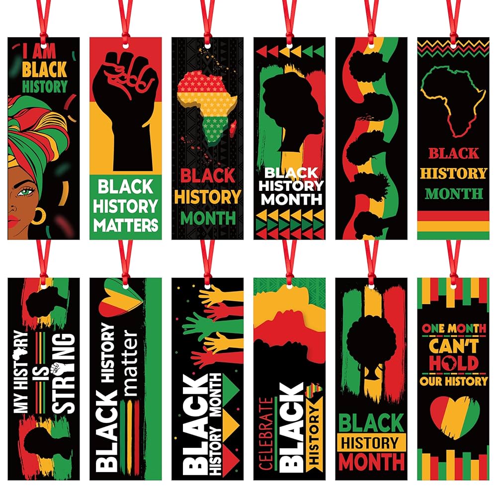 Haooryx 120Pcs Black History Month Bookmarks, Black History Matter Bookmark for Celebrate African American BHM Festival Decoration School Inspirational Event Classroom Stationery Handout Supplies : Amazon.ca: Office Products haooryx-120pcs-black-history-month-bookmarks-black-history-matter-bookmark-for-celebrate-african-american-bhm-festival-decoration-school-inspirational-event-classroom-stationery-handout-supplies-amazon-ca-office-products