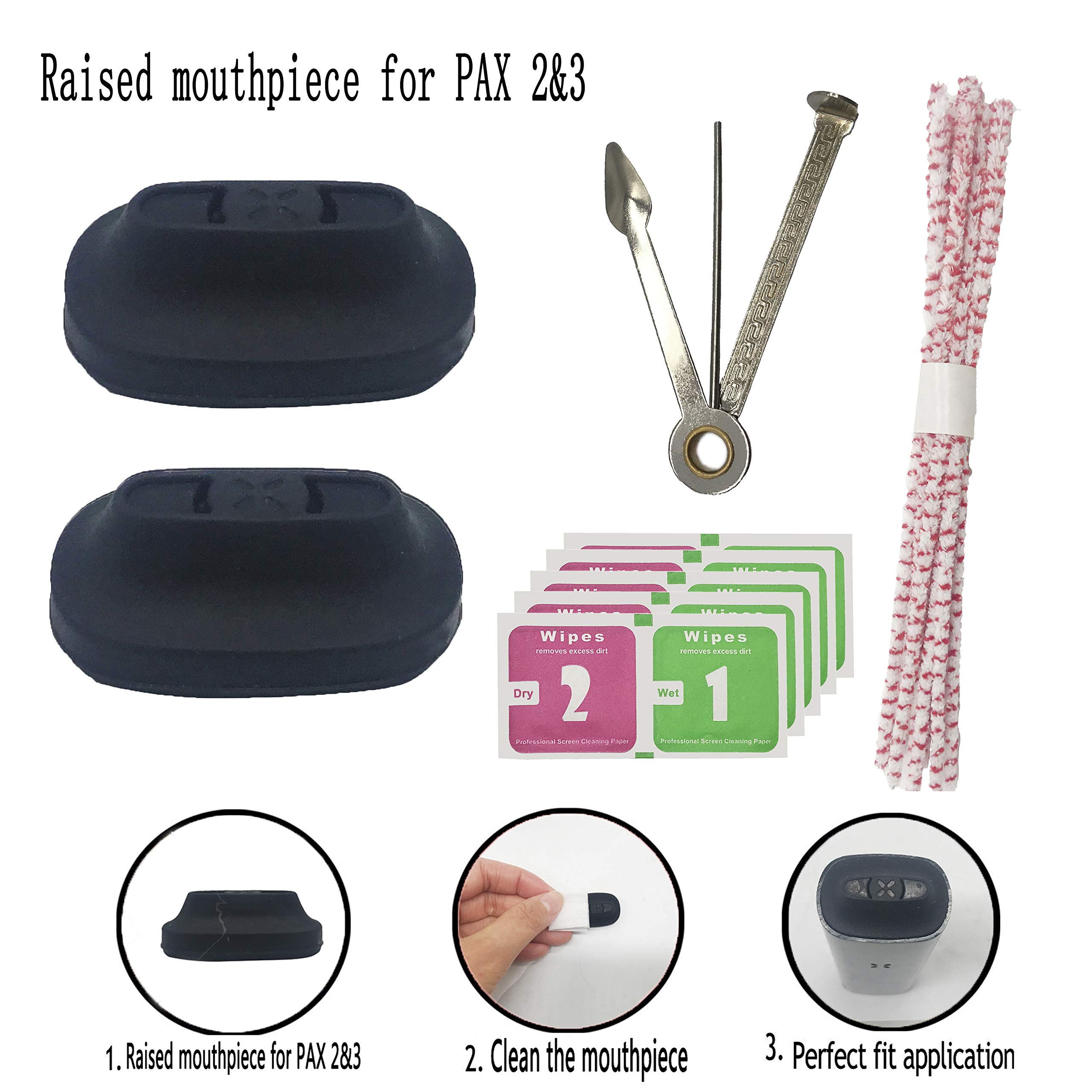elf bar vape uk Parts & Accessories PAX 2 / PAX 3 Flat Mouthpiece Colored Pack main image 1