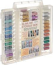 Sulky Metallics Slimline Dream Assortment Storage Box, Metallic - coolthings.us