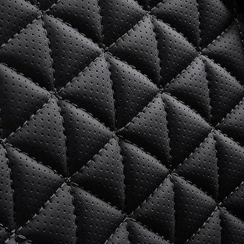 Miniatura 6 de BABYBLU Fundas de asiento de automóvil de cobertura completa, ajuste universal para automóviles, SUV, camionetas y camionetas con cuero sintético