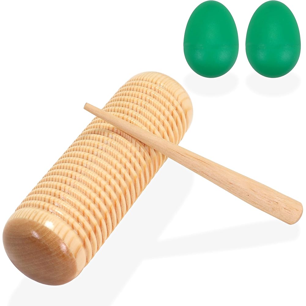 $4/mo - Finance SPLENDIDMODE Guiro Wood Percussion Instrument - Pine ...