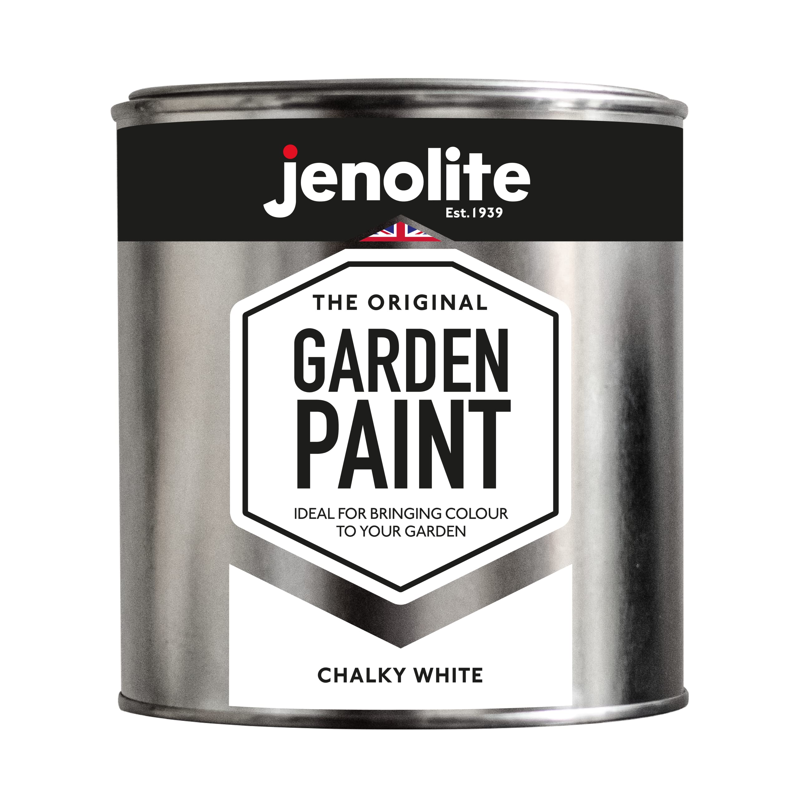 Jenolite Multi-Surface Garden Furniture PaintChalky White1L from B&Q