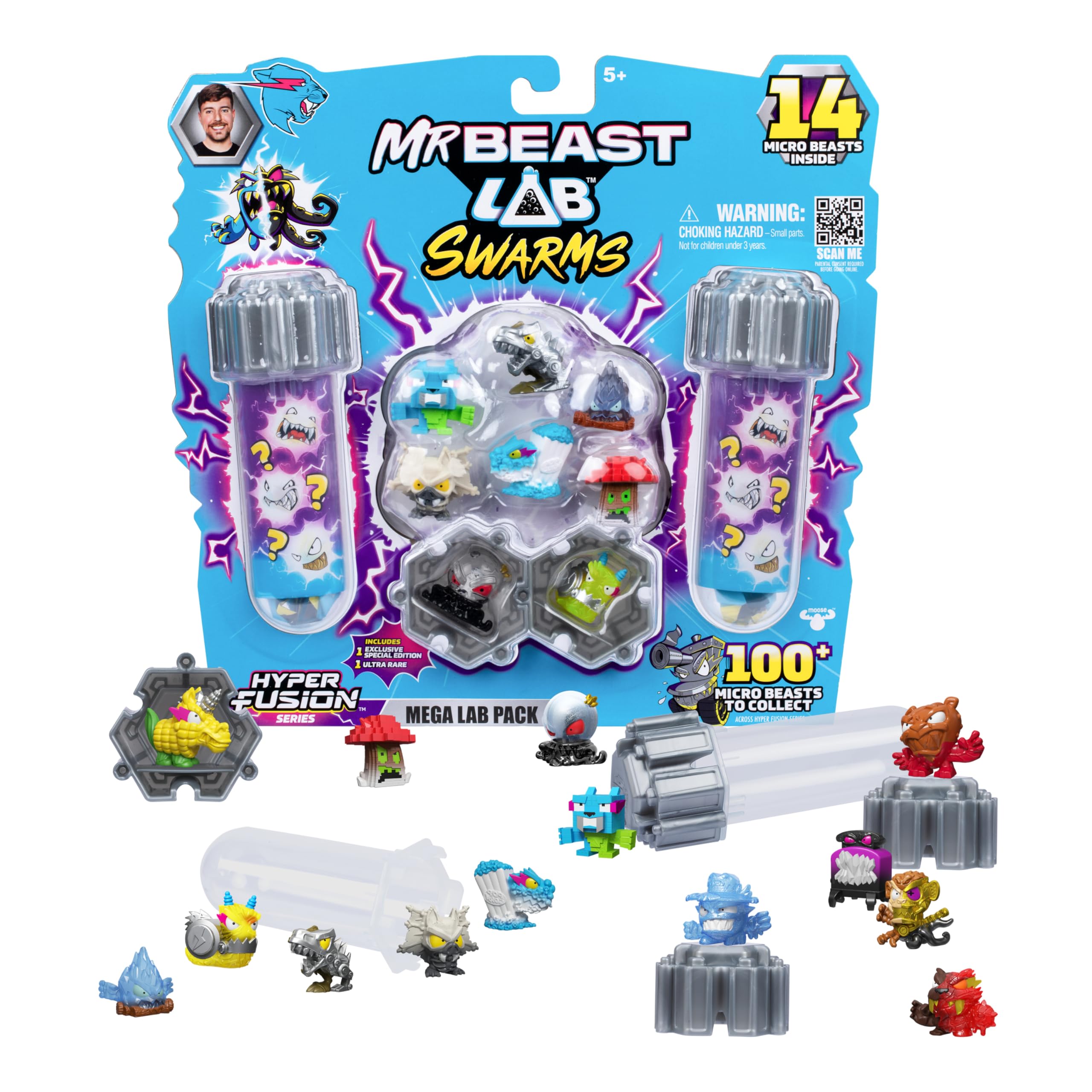Amazon.com: MrBeast Lab Swarms Series 3, Hyper Fusion Series, 14