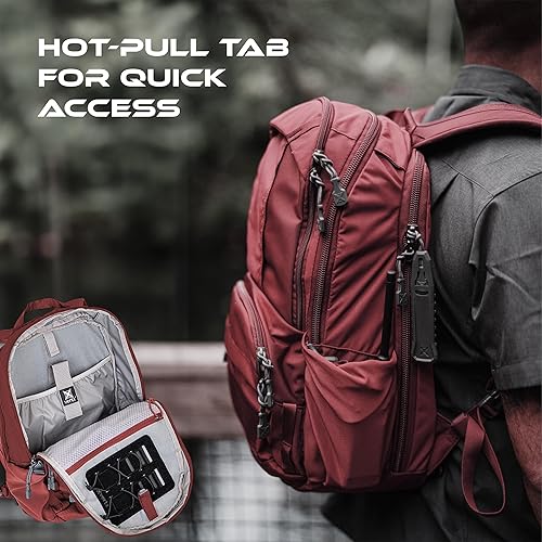 Miniatura 3 de Vertx Ready Pack - Mochila táctica de 20 litros para llevar oculto (CCW), EDC, viajes, trabajo, overlanding, senderismo, campamento, equipo táctico,