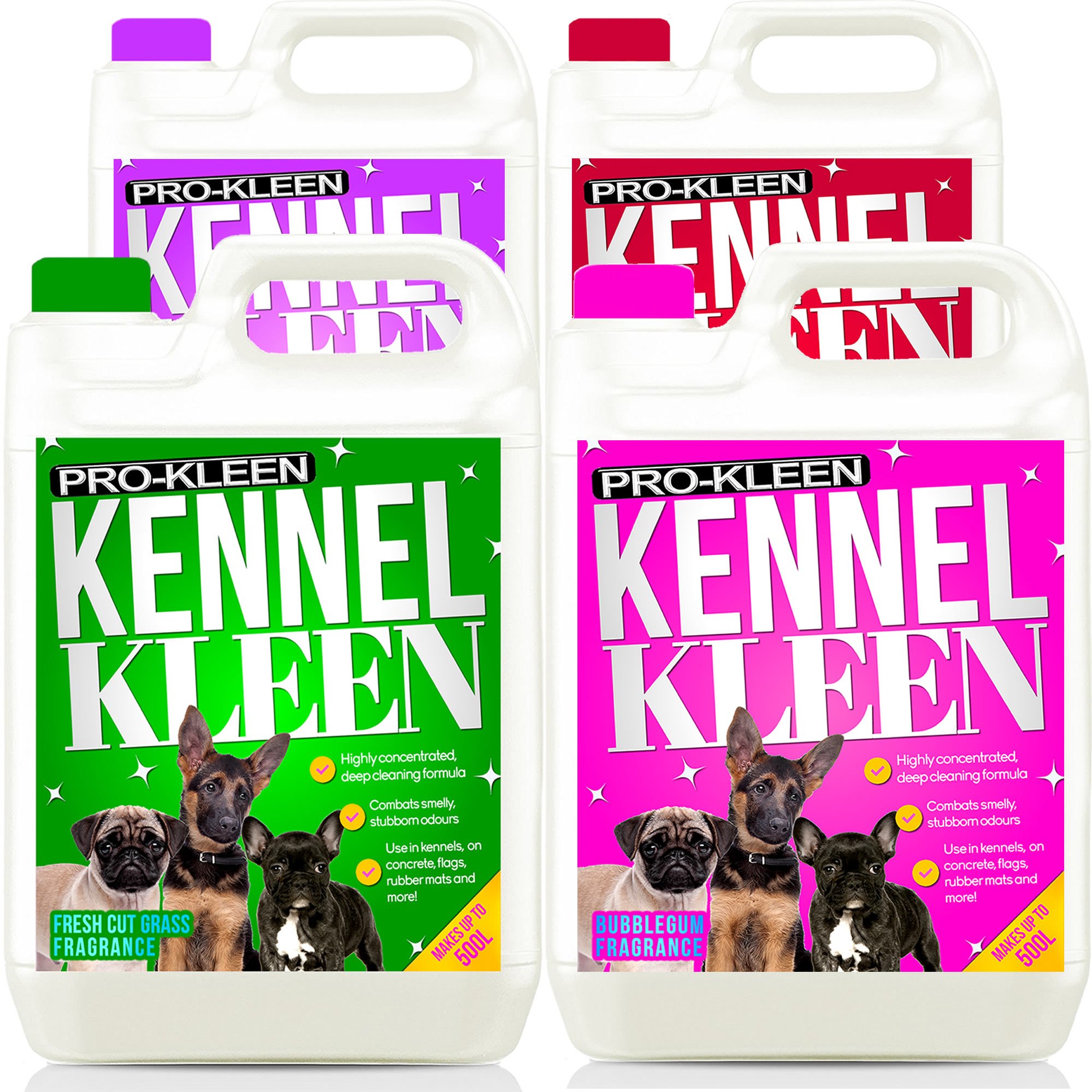 Pro-Kleen Kennel Disinfectant, Cleaner & Deodoriser - 20L Pack - Kills 99.9% of Bacteria and Removes Nasty Urine Pet Odours - Suitable for Kennels, Hutches & More