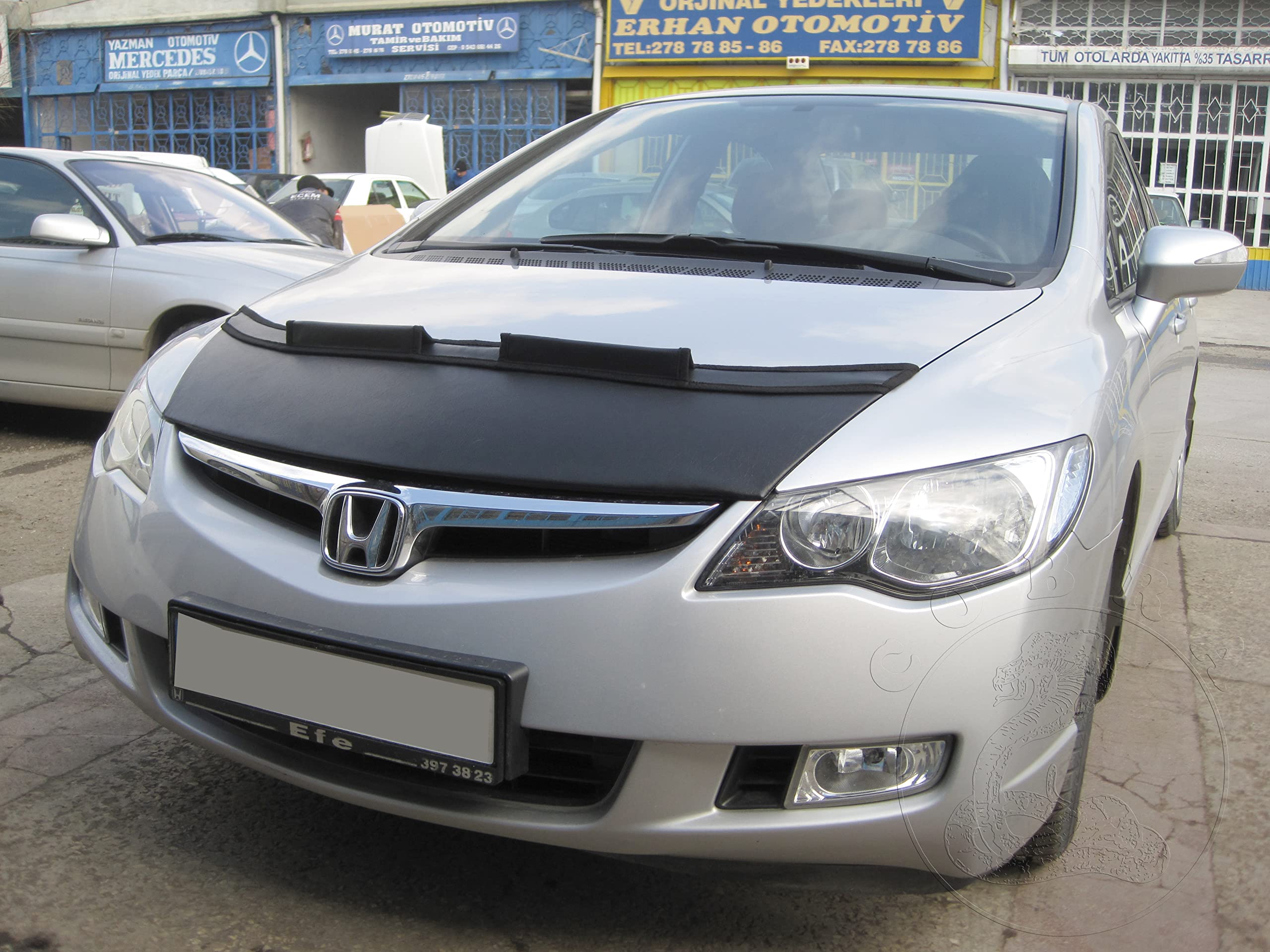 Car Hood Bonnet Bra Fits Honda Civic Sedan JDM Version/Acura CSX 2006 2007 2008 2009 2010 2011