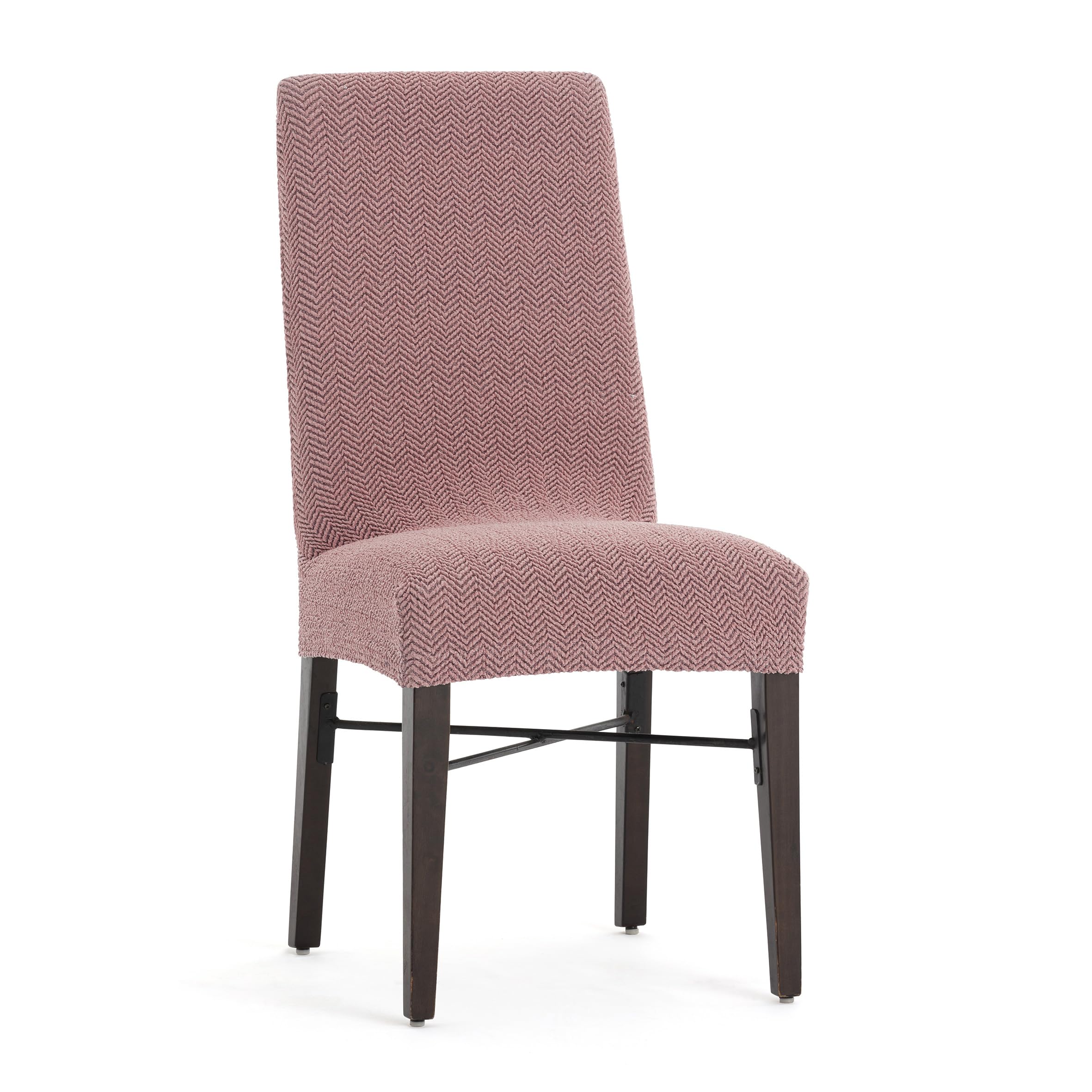 Housse de chaise Jaz lot de 2 protège chaise grand dossier extensible universel