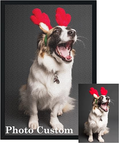 Kits de pintura de diamantes personalizados, pintura de diamante 5D con foto personalizada para adultos, arte de imagen privada, decoración de