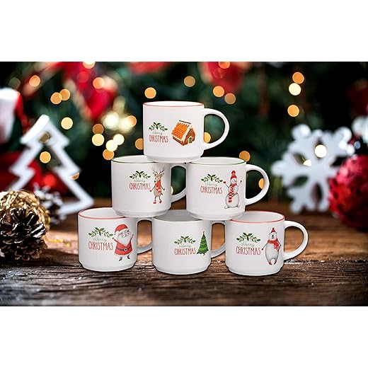 Bruntmor Ceramic Christmas Mug