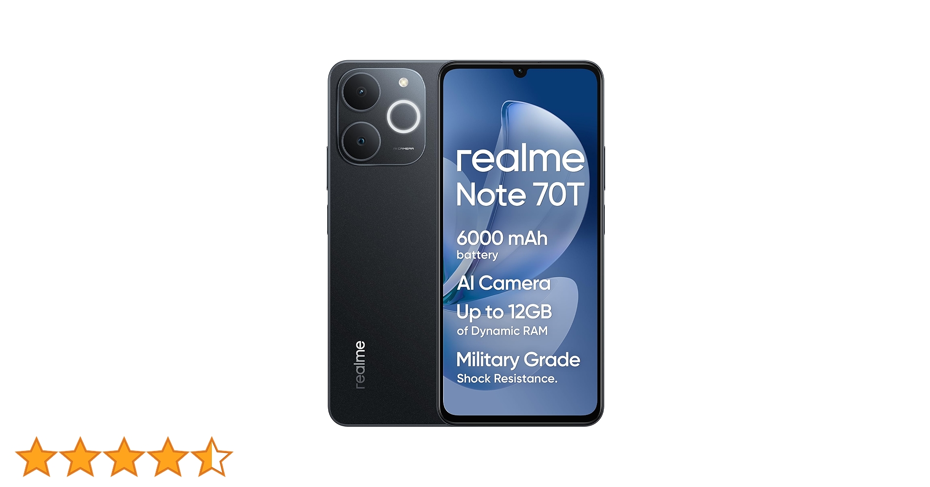 新品 Realme note70T 4GB/64GB ブラック Realme Note 70 (4+64GB)
