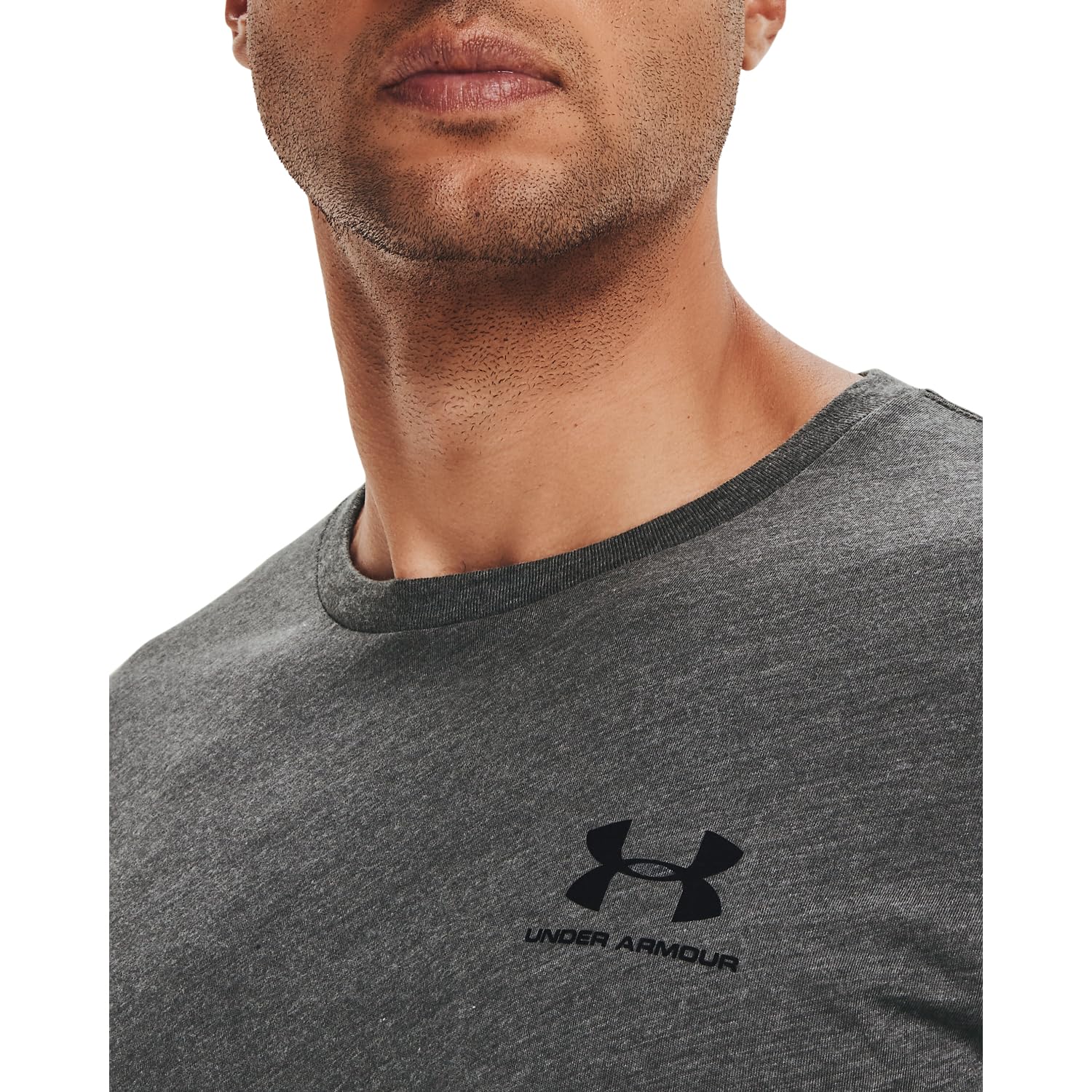 Under Armour Uomo Sportstyle Left Chest Tee 1 T-Shirt Not Applicable, Grigio (Grey 1326799/019), X-Small