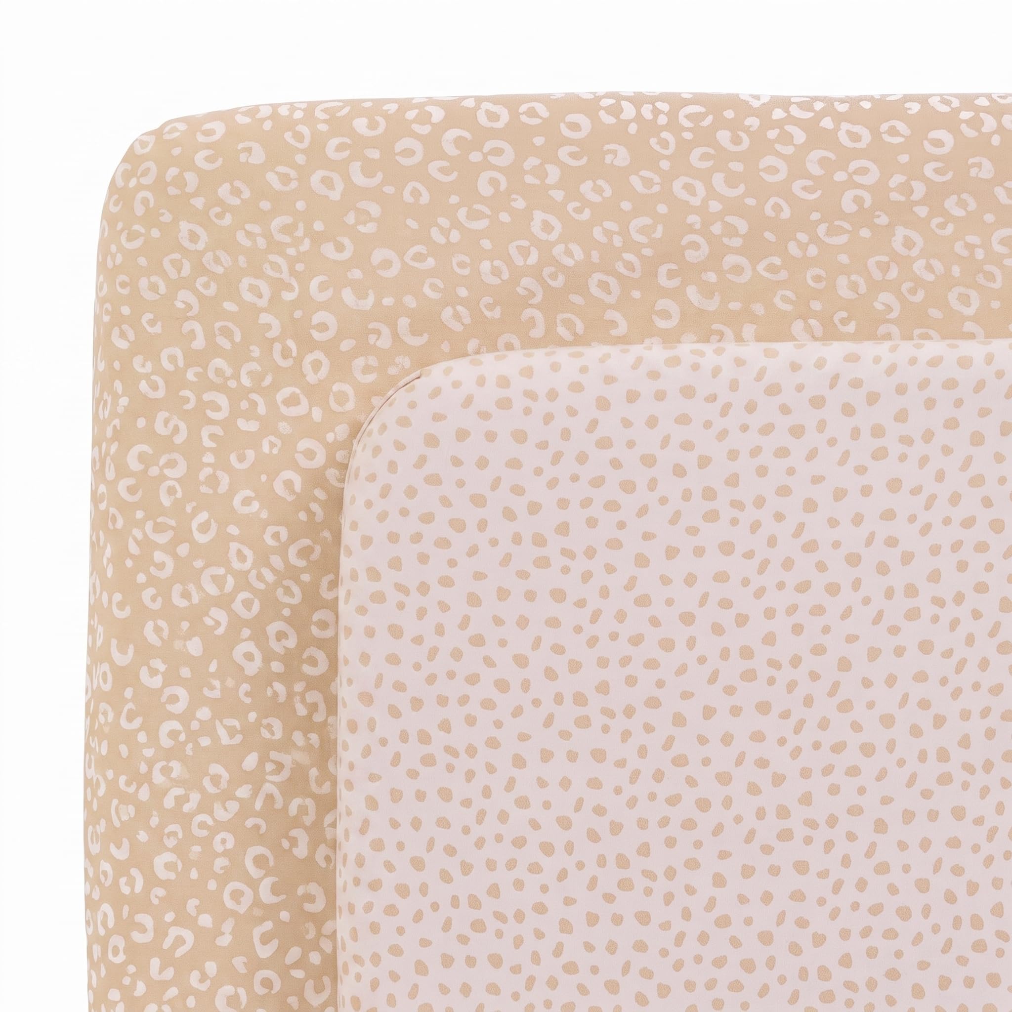 Tutti Bambini CoZee Crib Fitted Sheets Bamboo Jersey 2 Pack - Love Cats | Bamboo Jersey fitted sheets designed to fit CoZee cribs and other standard cribs. Soft and breathable.