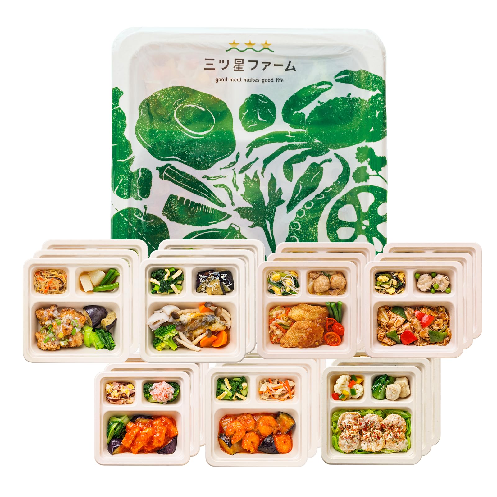 Amazon | 三ツ星ファーム 世界の味/グルメ 本格中華 21食 冷凍弁当