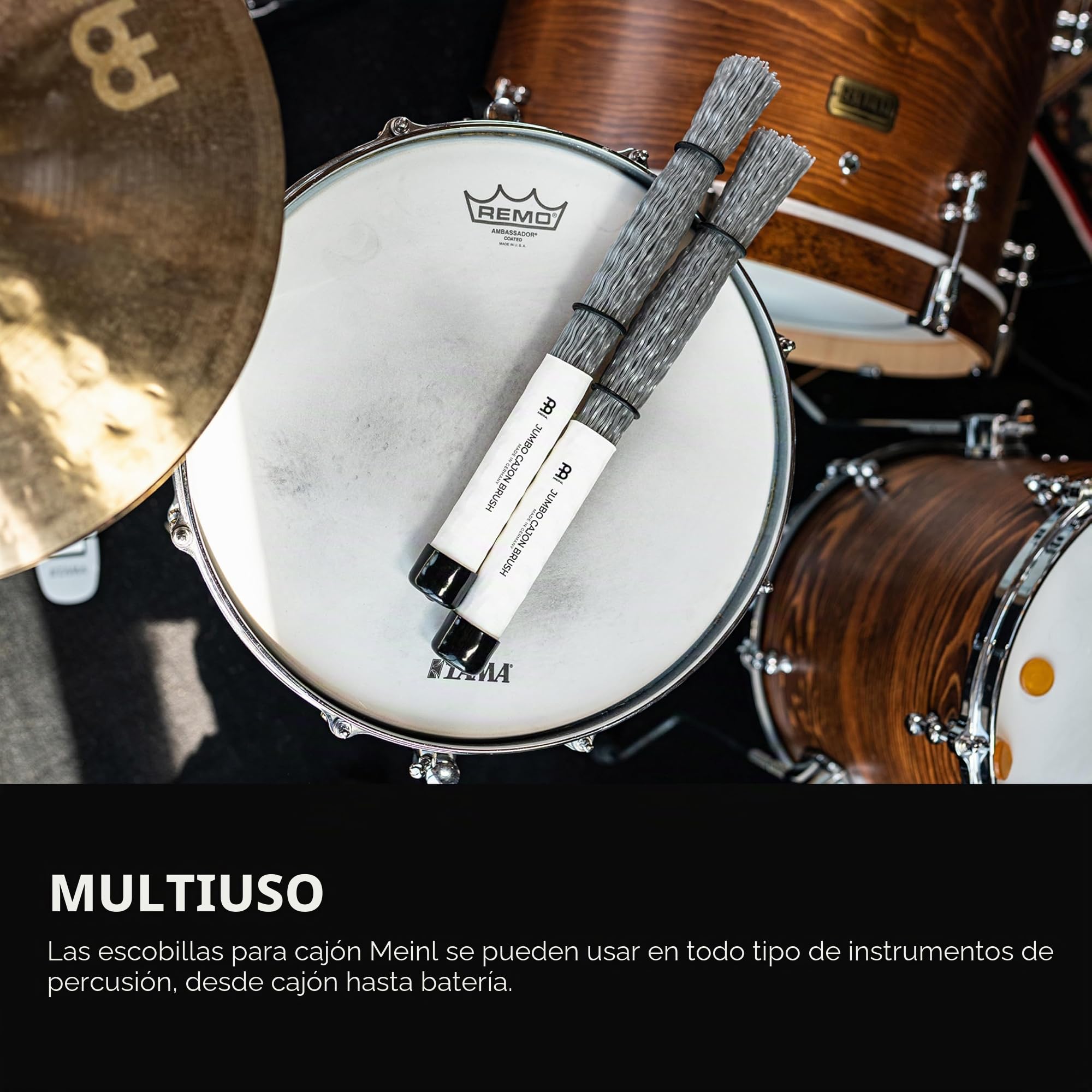 Meinl Jumbo Nylon Cajon Brush · Escobillas