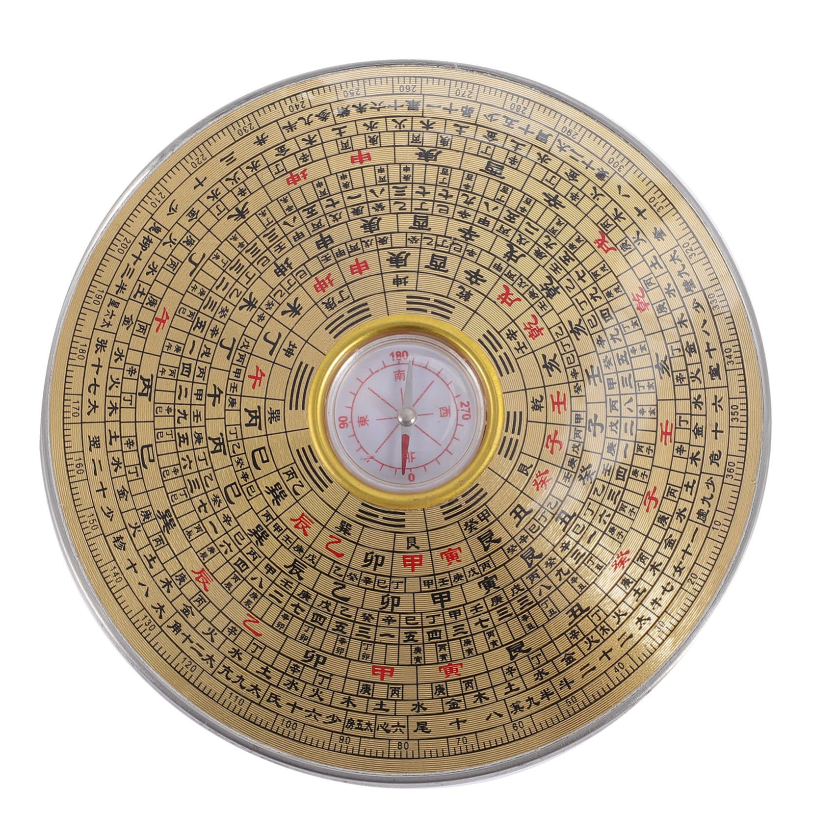 BESPORTBLE Bussola Tavolo Da Campeggio Ornamenti Insoliti Per La Casa Compass Da Campeggio All'aperto Meridiana Tascabile Golden Acciaio Inossidabile