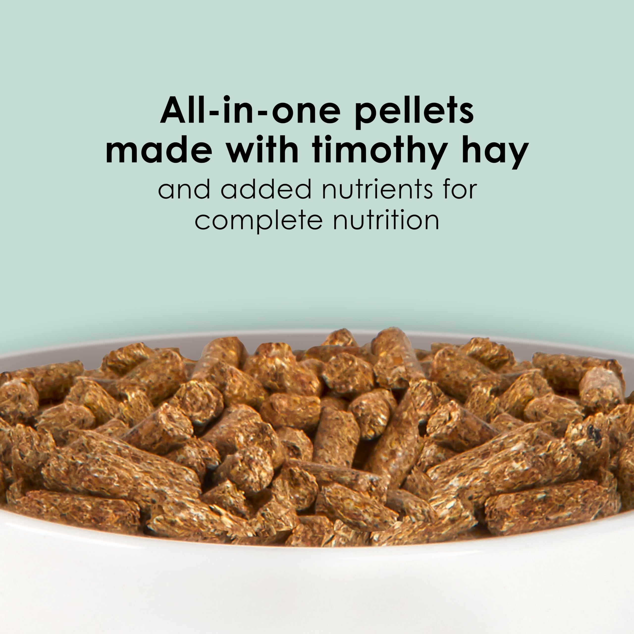 CBROSEY Kaytee Tim Hay Fiber Diet Complete Premium Alfalfa Free Rabbit Food 9.5lbs