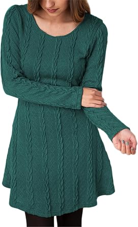 Ladies Long Sleeve Cable Knit Fall Jumper Sweaters Oversized Loose Fit Tops High Waist Trendy Outfit
