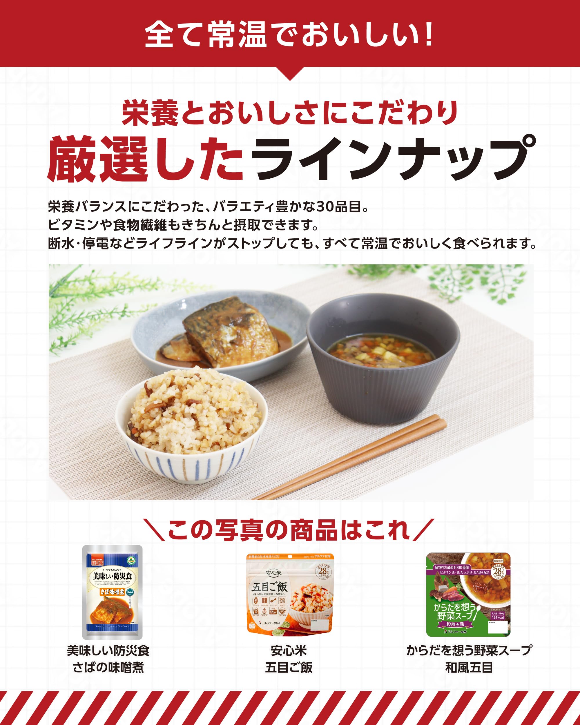 Amazon.co.jp: 非常食 7日分 55点セット 管理栄養士監修 長期保存 5年