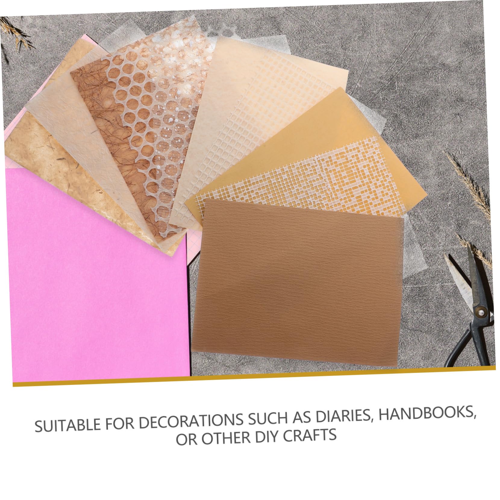 OSALADI 5 Series Manualidades Diy Papel Decorativo Para Scrapbooking Y Diario 10 Hojas*5