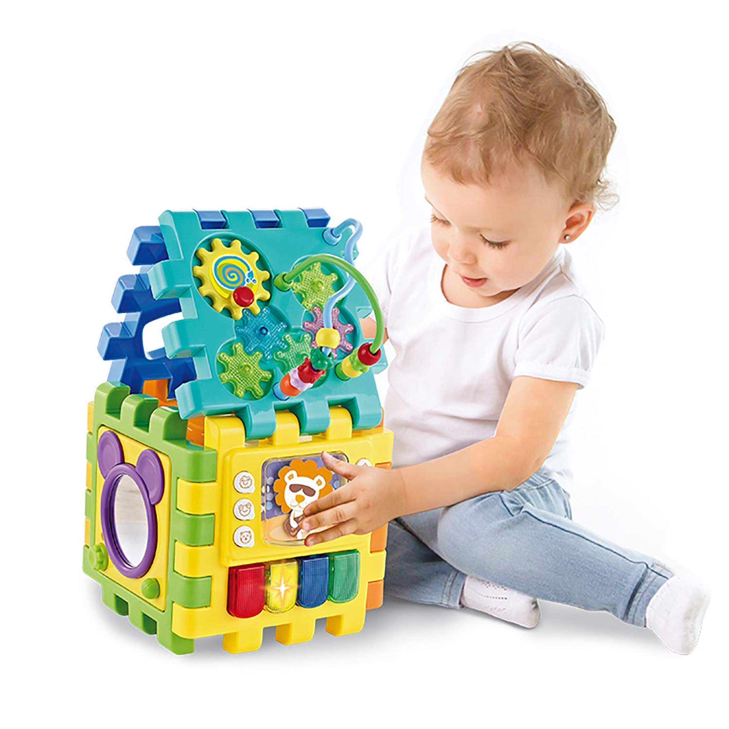 EPIC CRAFT 3 in 1 Multipurpose Activity Play Gym Piano Mat Musical Kick and Play Newborn Mat with Piano, Fitness Rack Crawling Mat Activity Center Toys Gym Floor Playmat for 0-18 Month Baby