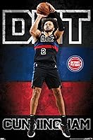 Vista 1 de NBA Detroit Pistons - Póster de pared de Cade Cunningham 23, 22.4 pulgadas de largo x 14.7 pulgadas de ancho, versión premium sin marco