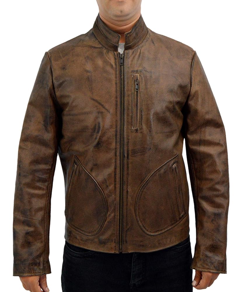 F&H Men's Rock Rampage Davis Okoye Distressed Cowhide