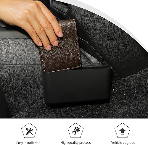 Miniatura 6 de JWWY Caja de almacenamiento para palanca de cambios para Jeep Wrangler JL JLU y Gladiator JT 2018-2025 + 4xe, organizador de cambios, bandeja de