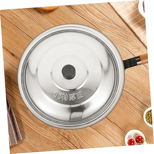 Miniatura 5 de Recipientes pequeños de vidrio con tapa universal Tapa de tapa para ollas, tapa de acero inoxidable, se adapta a todas las ollas, sarteneswoks de 8