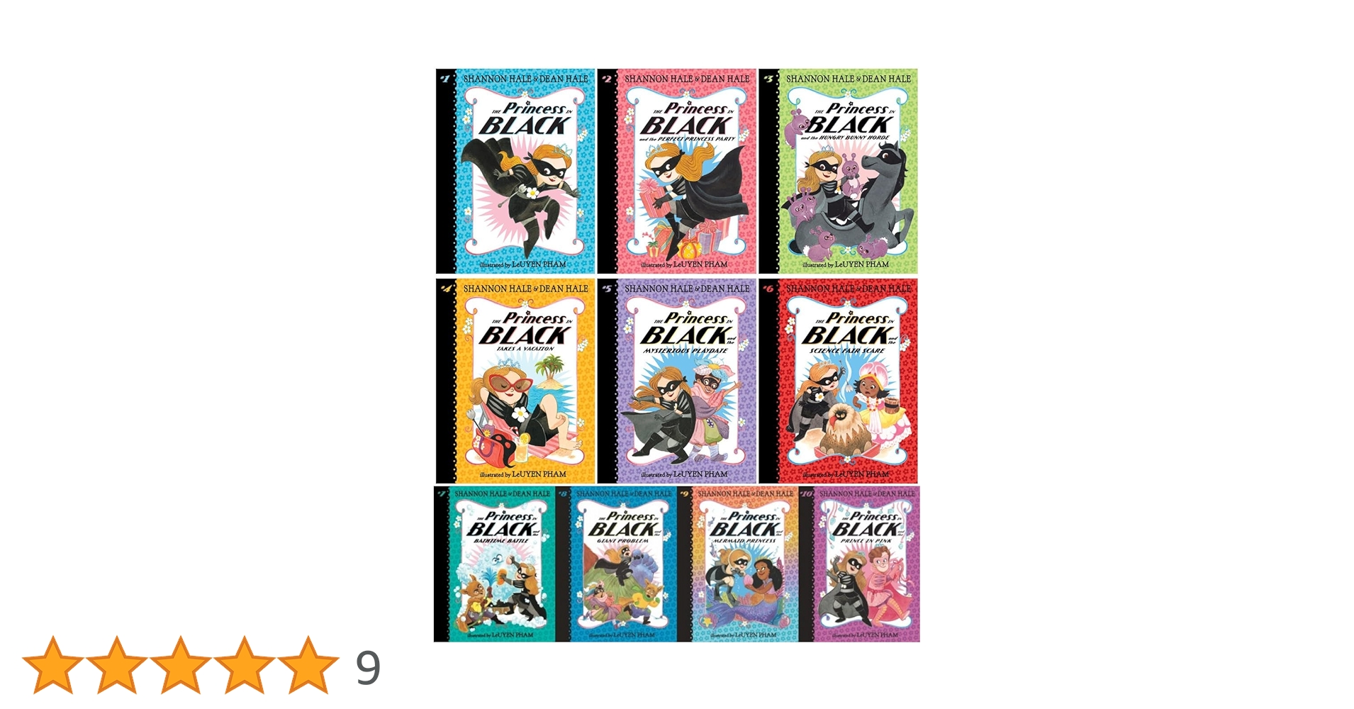 The Princess in Black Series 10 Books Set (Book #1 - #10