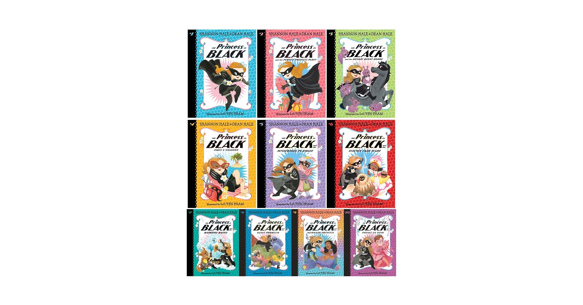 The Princess in Black Series 10 Books Set (Book #1 - #10