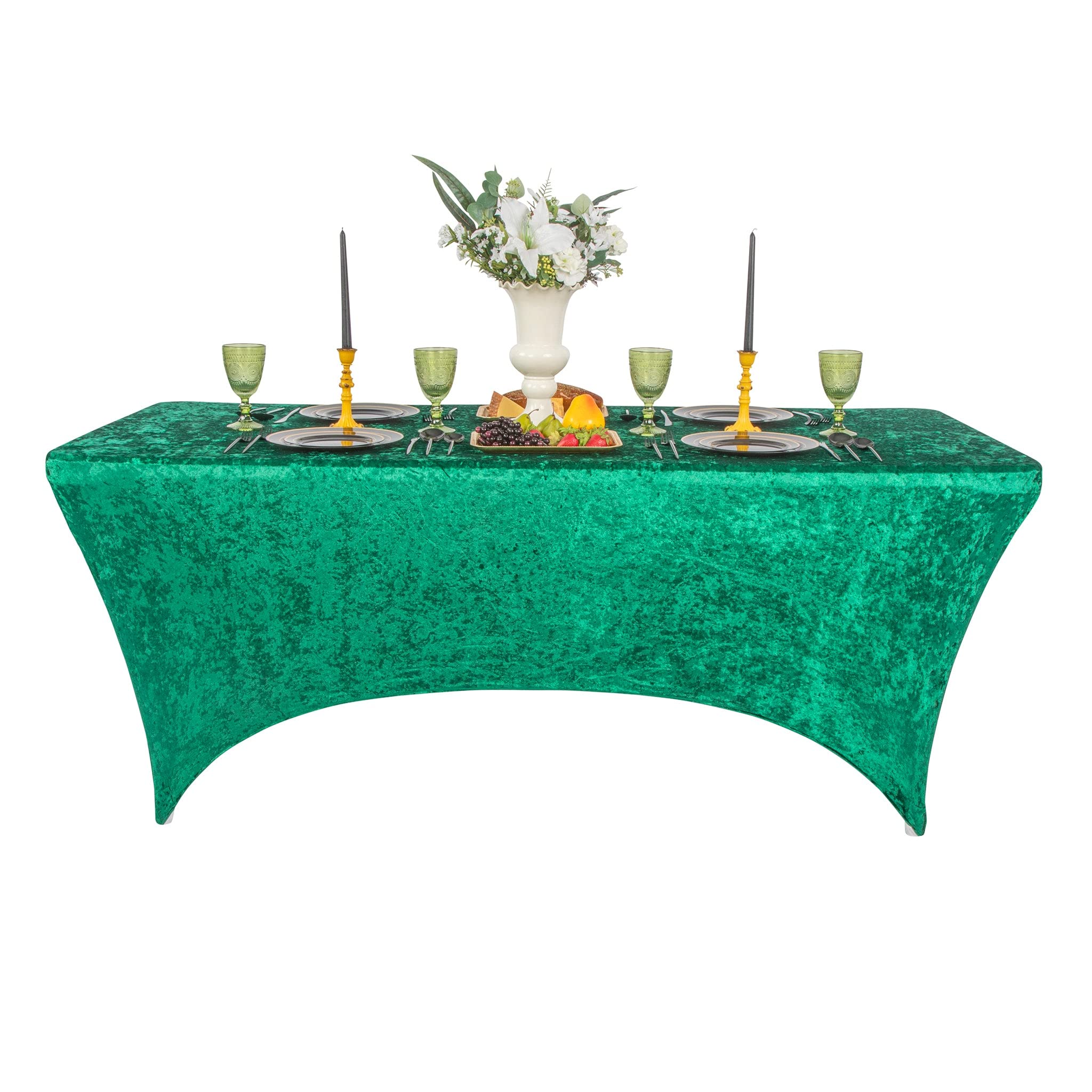 Caminos De Mesa De Terciopelo Para Bodas Y Eventos – Lujo Suave En 33x274 Cm (Varios Colores)